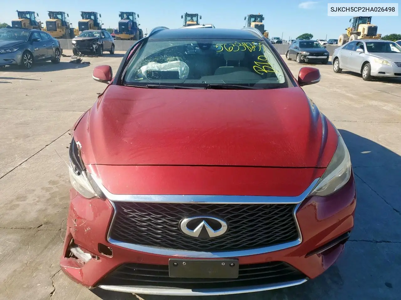 2017 Infiniti Qx30 Base VIN: SJKCH5CP2HA026498 Lot: 56338255