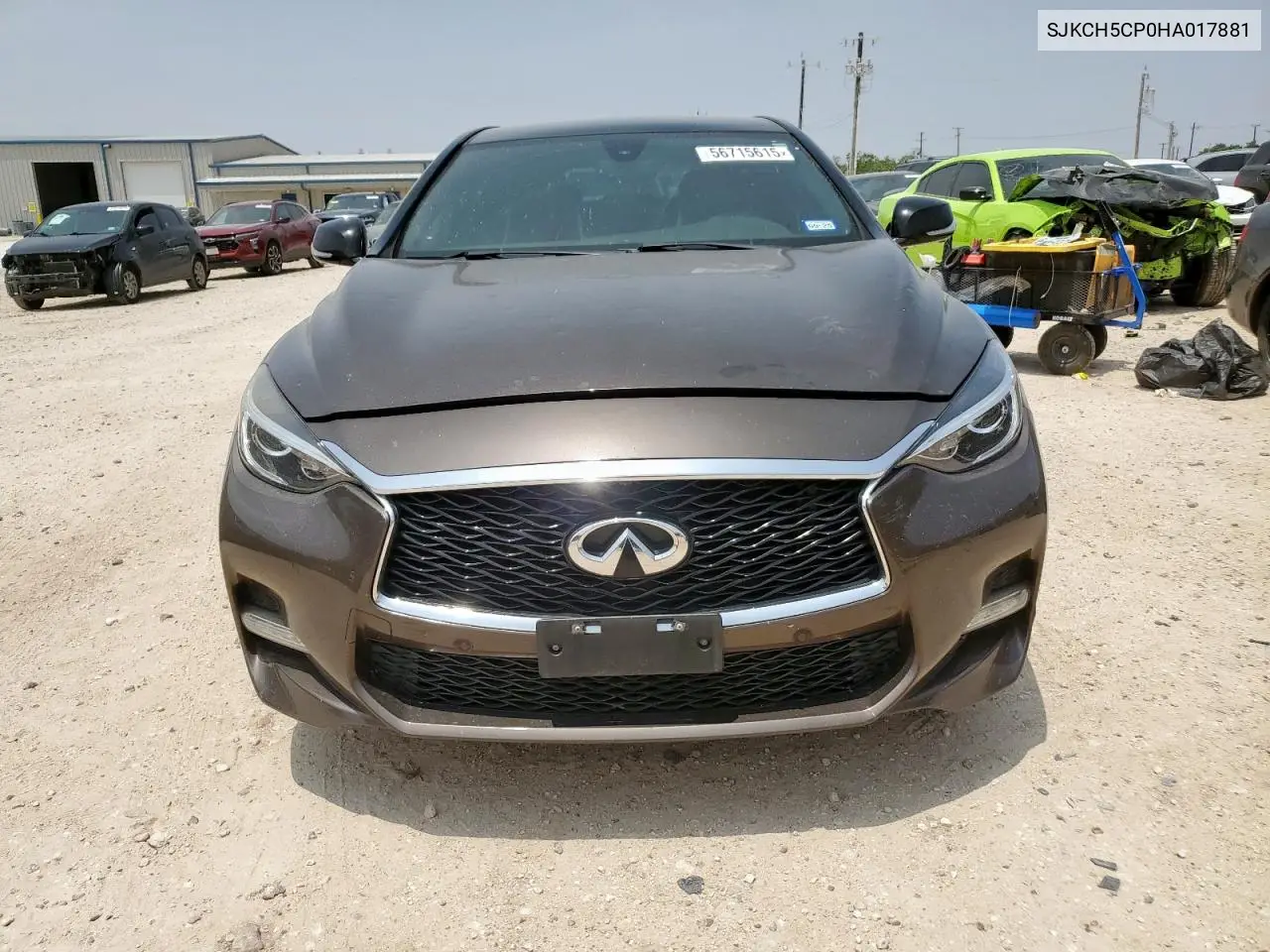 2017 Infiniti Qx30 Base VIN: SJKCH5CP0HA017881 Lot: 56715615