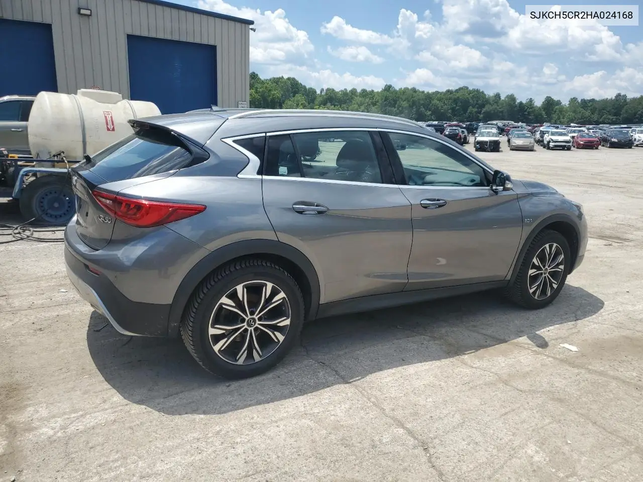2017 Infiniti Qx30 Base VIN: SJKCH5CR2HA024168 Lot: 59262525