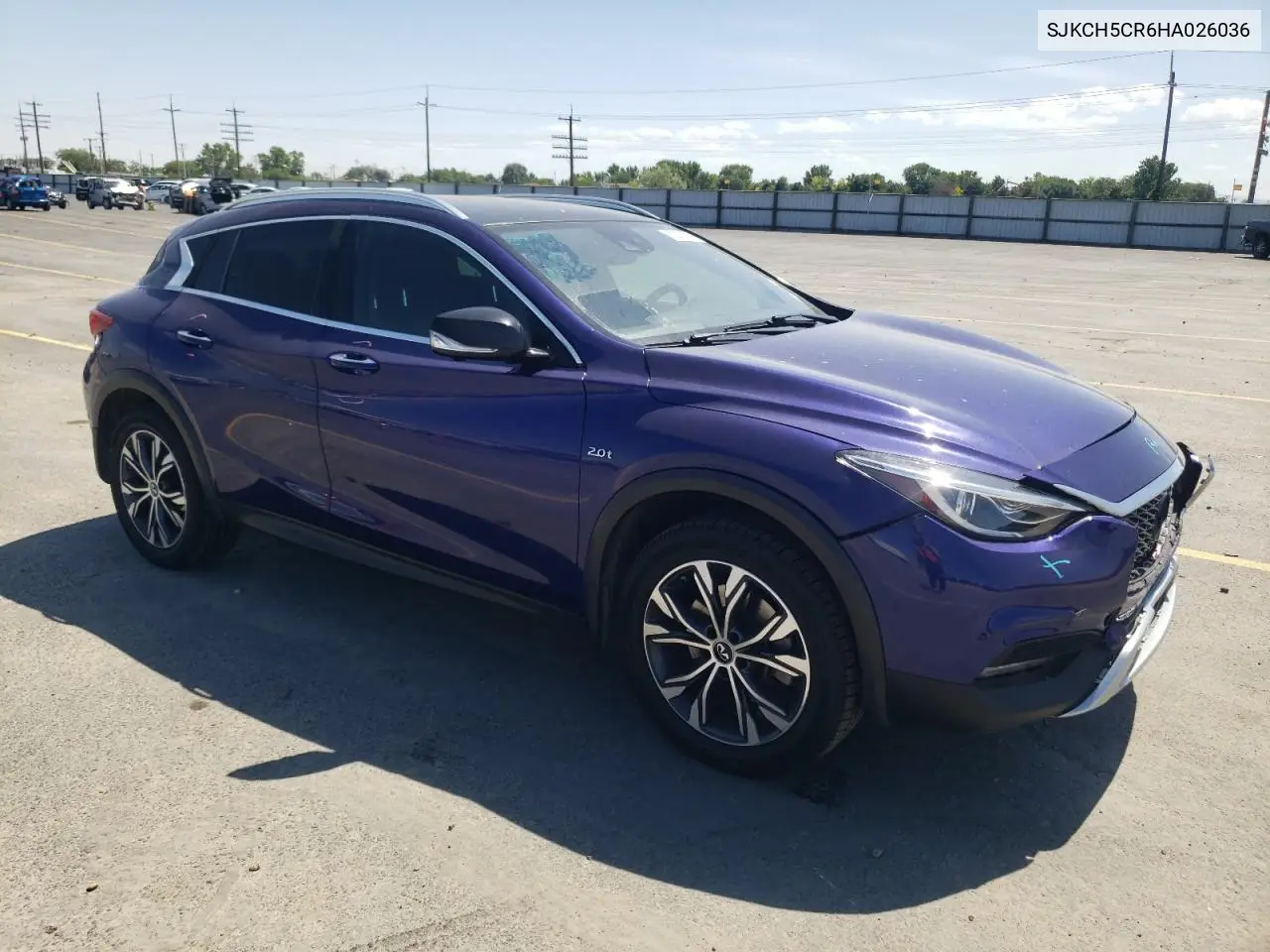 2017 Infiniti Qx30 Base VIN: SJKCH5CR6HA026036 Lot: 60285085
