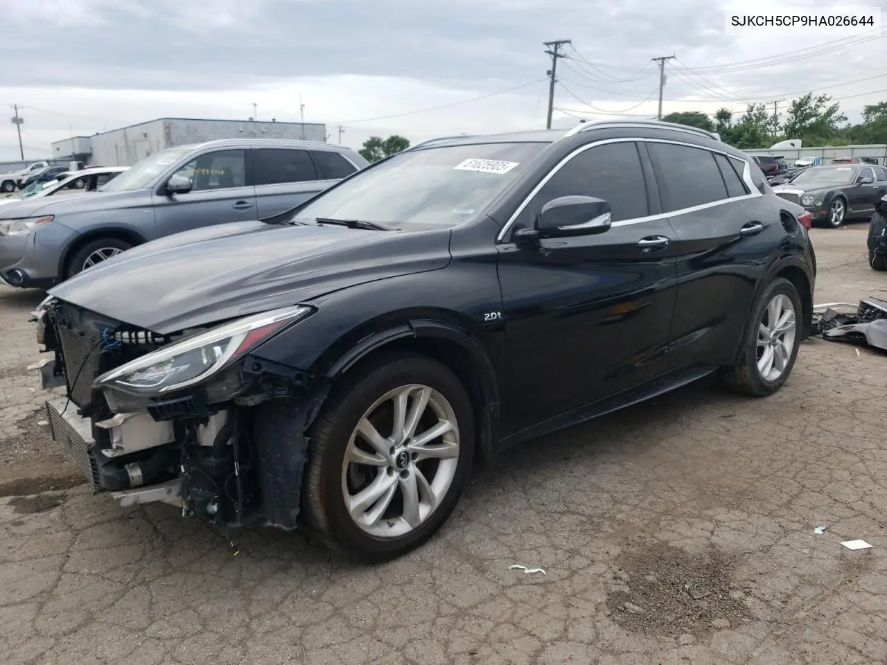 2017 Infiniti Qx30 Base VIN: SJKCH5CP9HA026644 Lot: 61625905