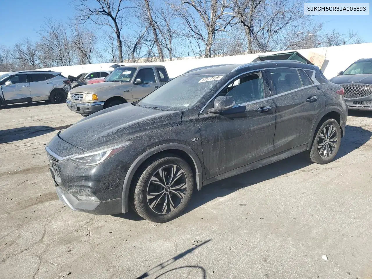 2018 Infiniti Qx30 Pure VIN: SJKCH5CR3JA005893 Lot: 47172135