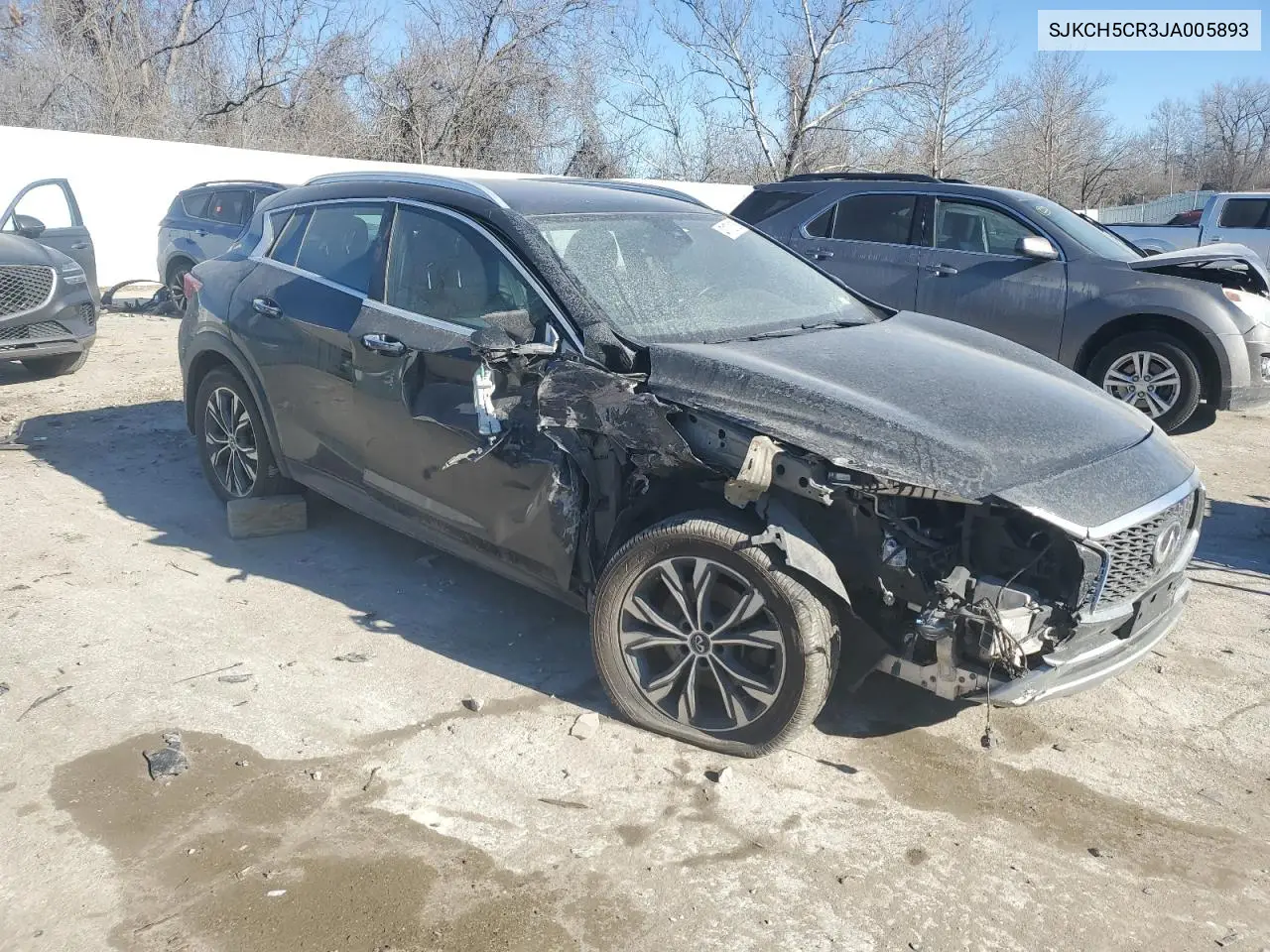 2018 Infiniti Qx30 Pure VIN: SJKCH5CR3JA005893 Lot: 47172135