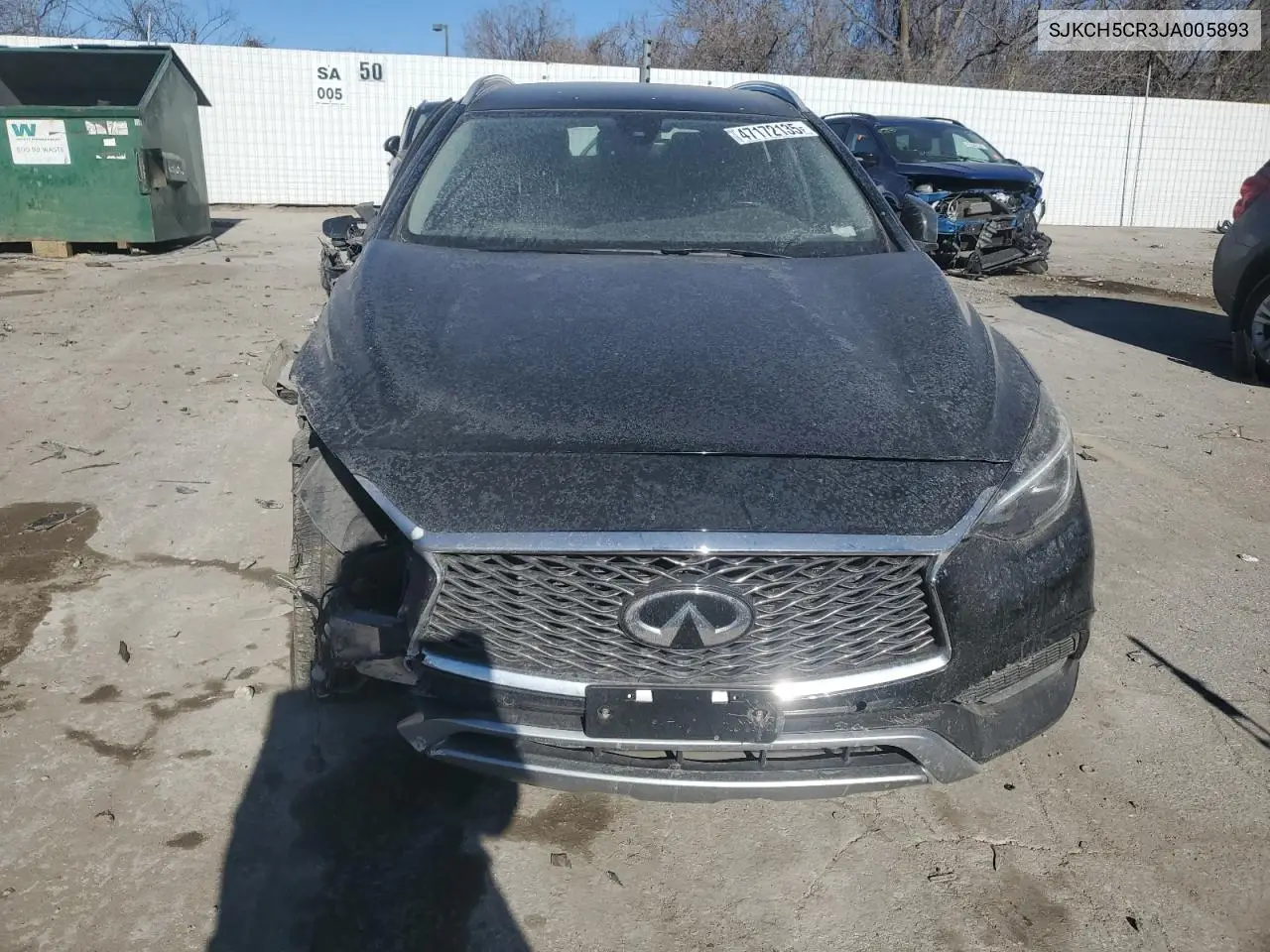 2018 Infiniti Qx30 Pure VIN: SJKCH5CR3JA005893 Lot: 47172135