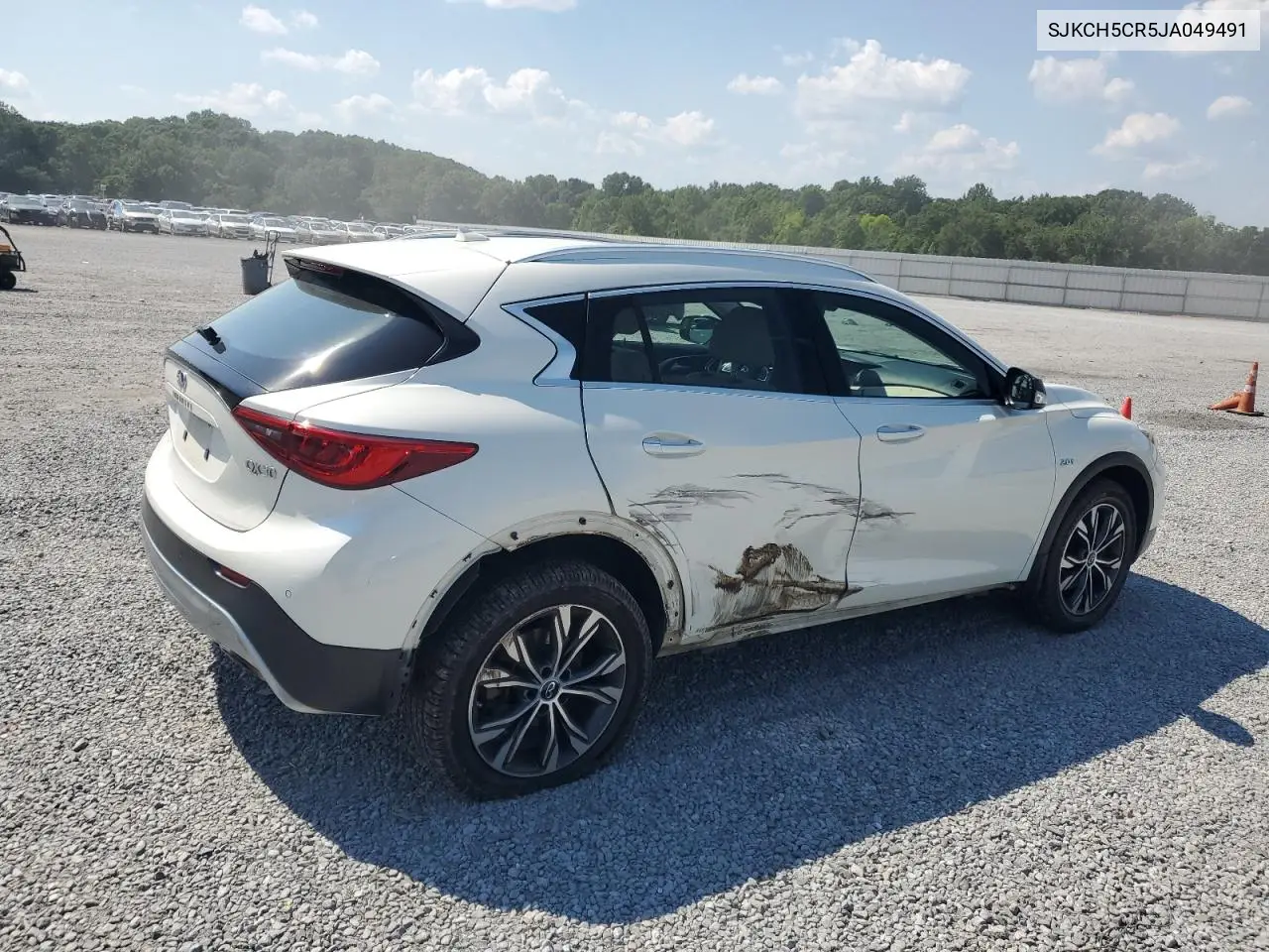 2018 Infiniti Qx30 Base VIN: SJKCH5CR5JA049491 Lot: 59733695