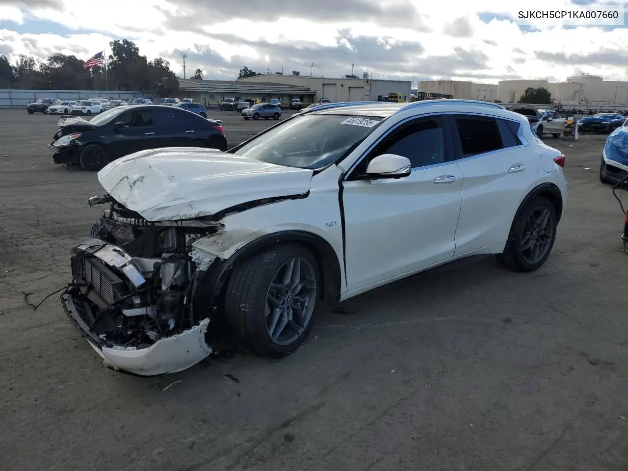2019 Infiniti Qx30 Pure VIN: SJKCH5CP1KA007660 Lot: 45919255