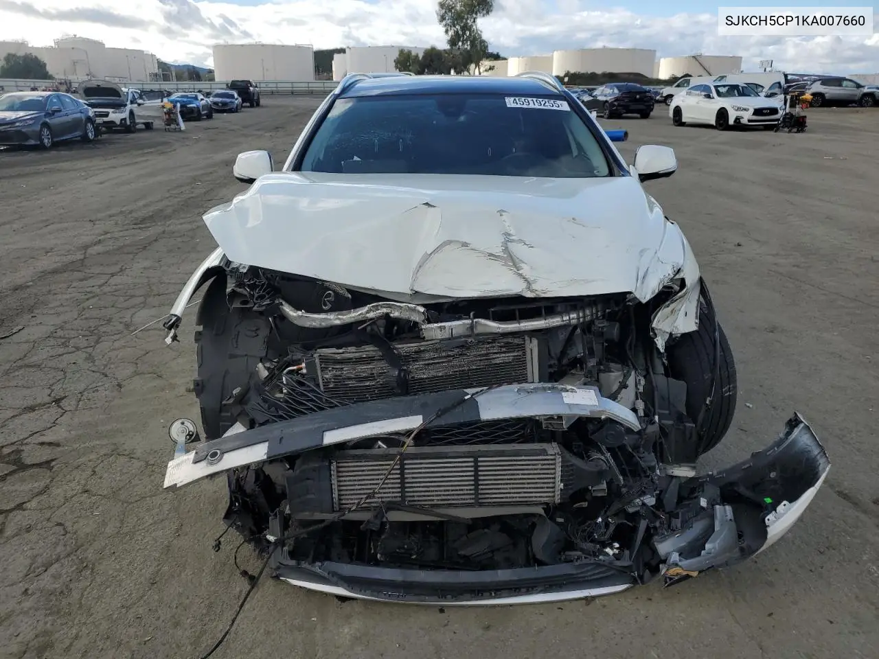 2019 Infiniti Qx30 Pure VIN: SJKCH5CP1KA007660 Lot: 45919255