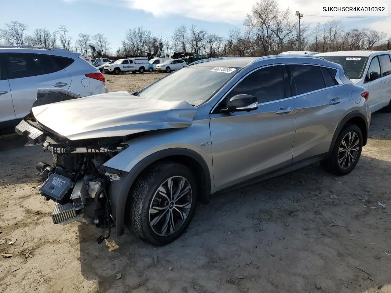2019 Infiniti Qx30 Luxe VIN: SJKCH5CR4KA010392 Lot: 46676395