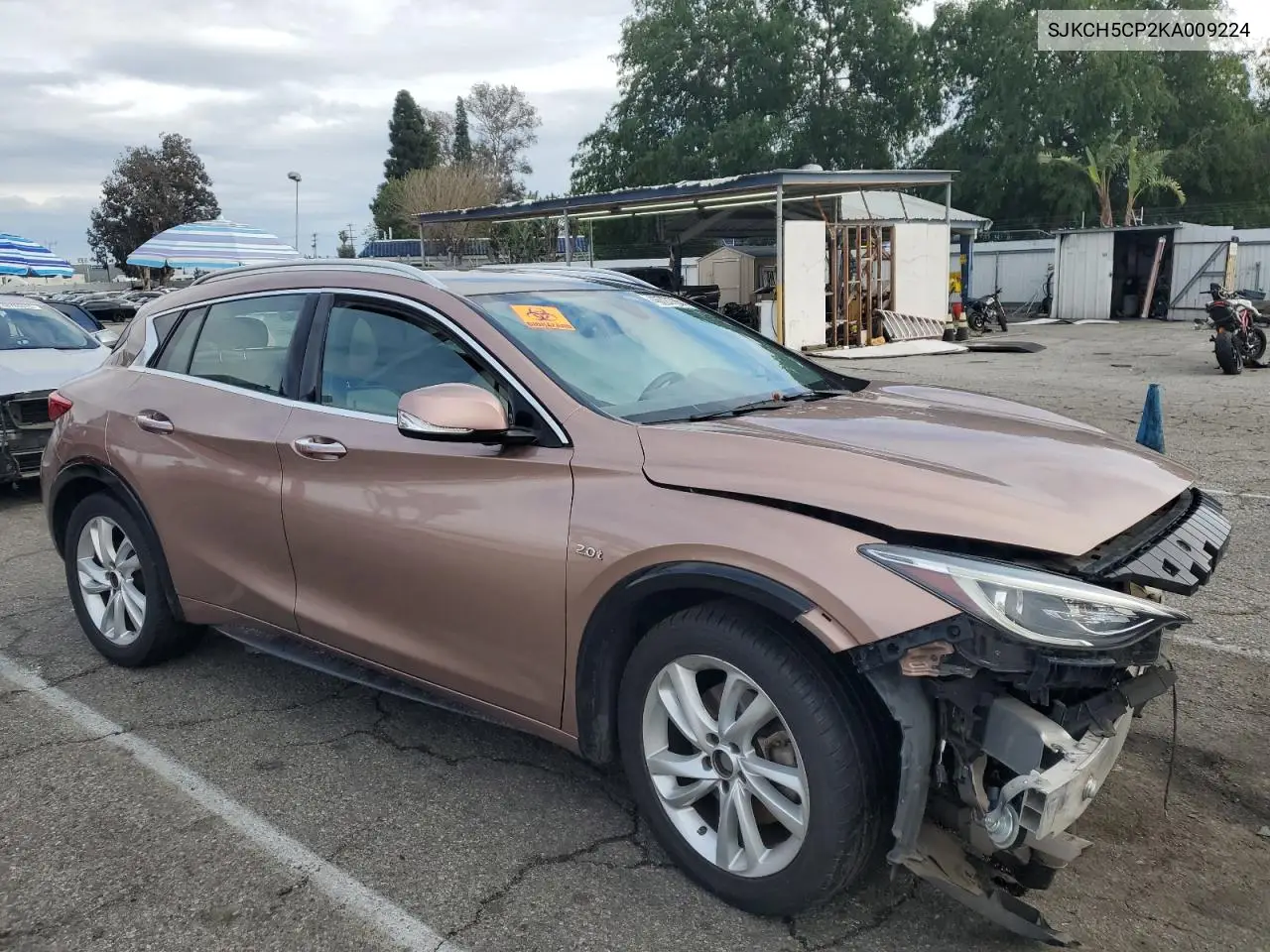 2019 Infiniti Qx30 Pure VIN: SJKCH5CP2KA009224 Lot: 46727765