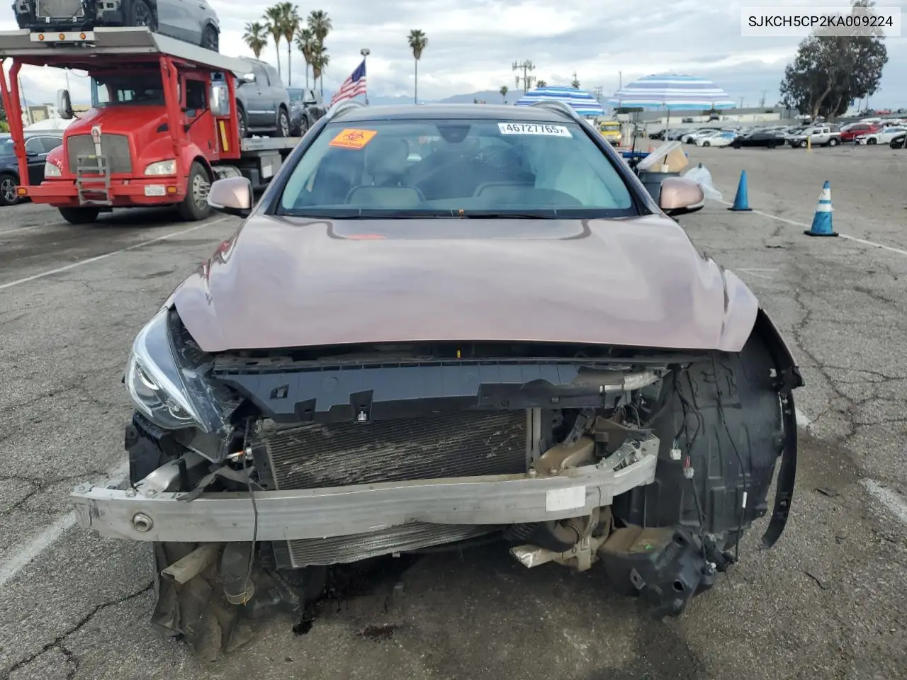2019 Infiniti Qx30 Pure VIN: SJKCH5CP2KA009224 Lot: 46727765