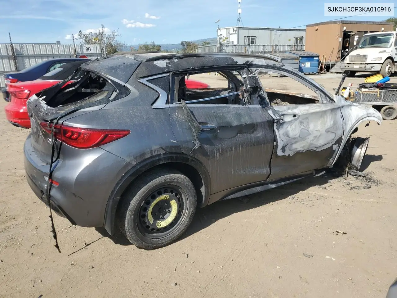 2019 Infiniti Qx30 Pure VIN: SJKCH5CP3KA010916 Lot: 50653785