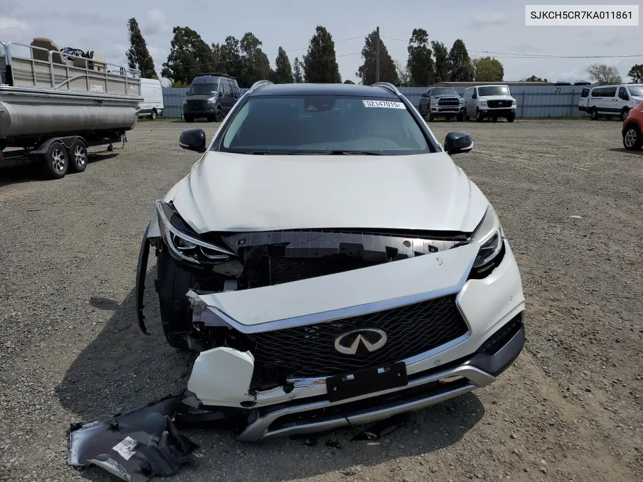 2019 Infiniti Qx30 Luxe VIN: SJKCH5CR7KA011861 Lot: 52147015