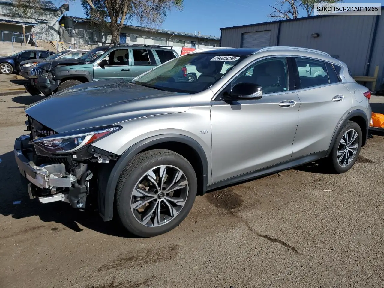 2019 Infiniti Qx30 Luxe VIN: SJKCH5CR2KA011265 Lot: 54603635