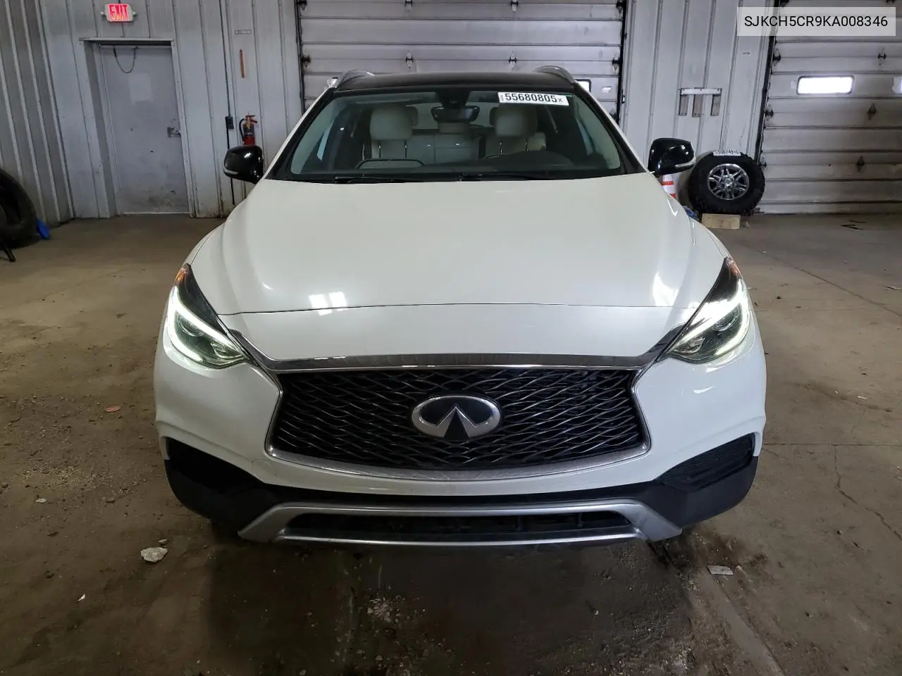 2019 Infiniti Qx30 Luxe VIN: SJKCH5CR9KA008346 Lot: 55680805