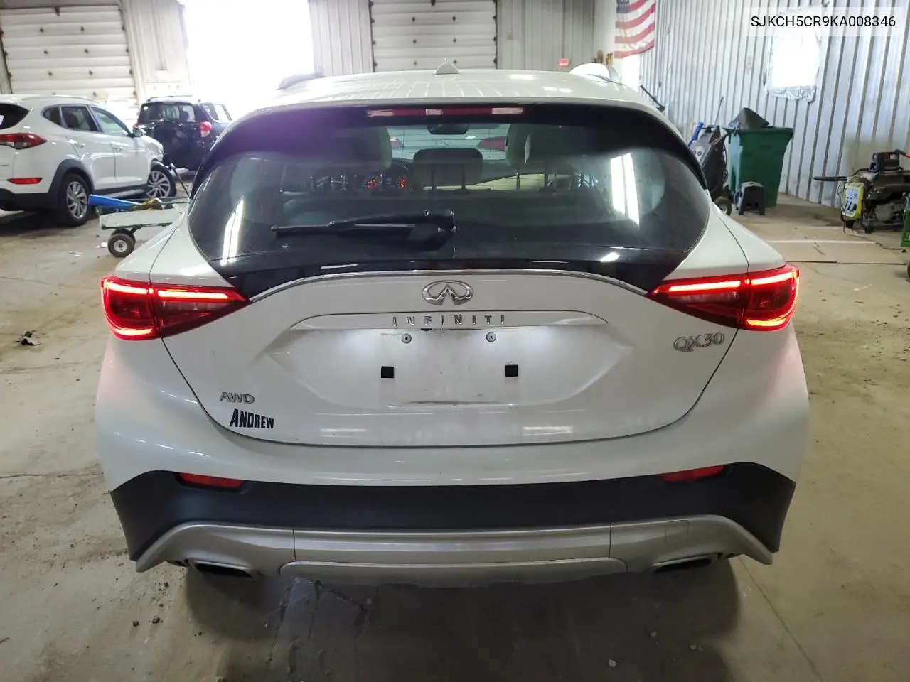 2019 Infiniti Qx30 Luxe VIN: SJKCH5CR9KA008346 Lot: 55680805