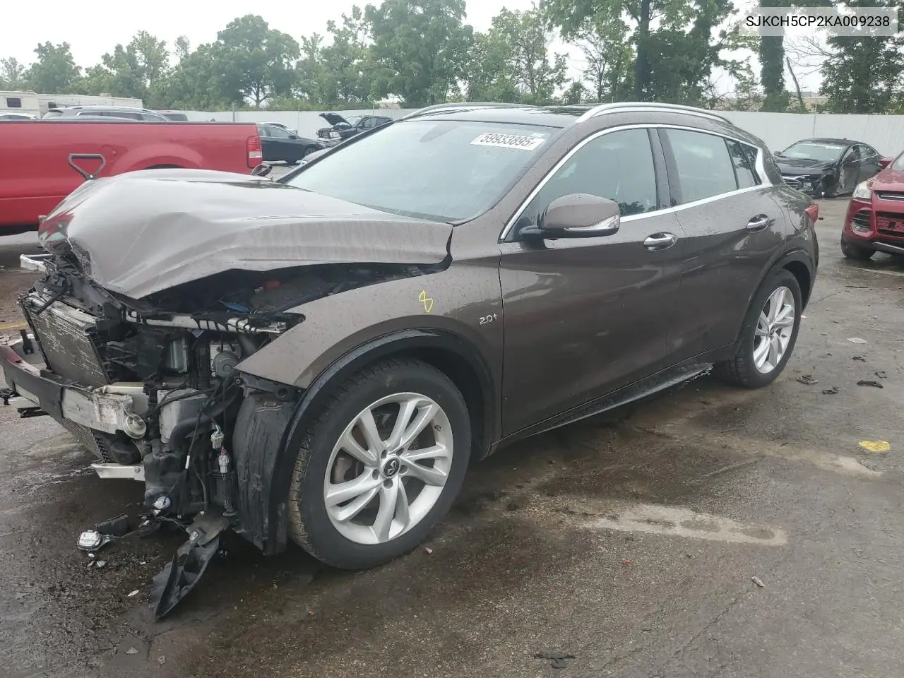 2019 Infiniti Qx30 Pure VIN: SJKCH5CP2KA009238 Lot: 59933895