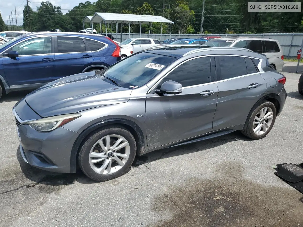 2019 Infiniti Qx30 Pure VIN: SJKCH5CP5KA010688 Lot: 60679495
