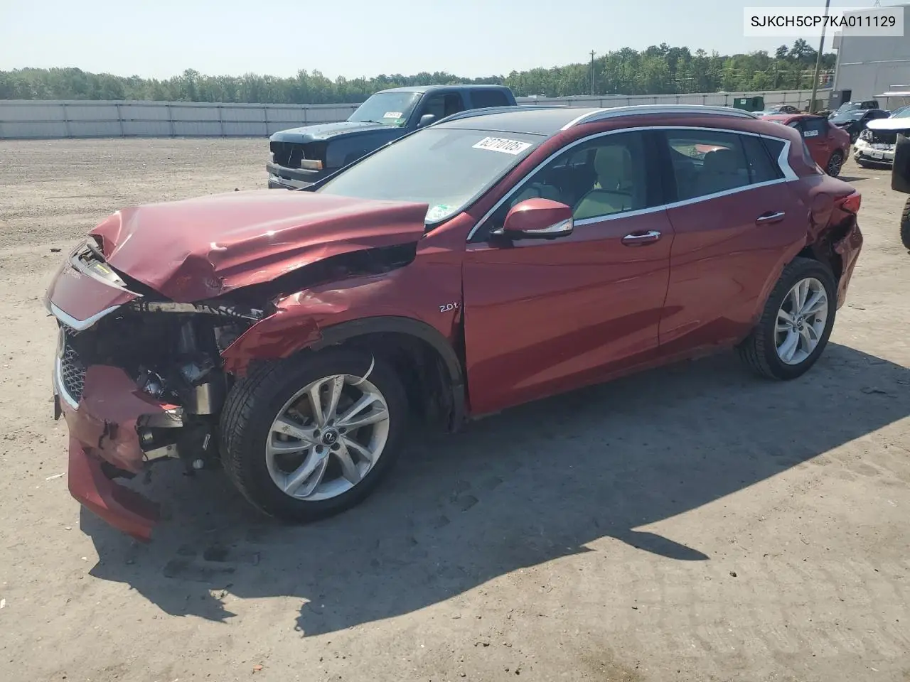2019 Infiniti Qx30 Pure VIN: SJKCH5CP7KA011129 Lot: 62710105