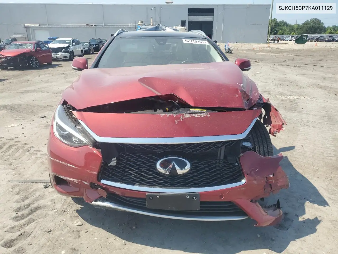 2019 Infiniti Qx30 Pure VIN: SJKCH5CP7KA011129 Lot: 62710105