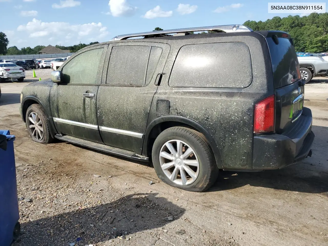 2008 Infiniti Qx56 VIN: 5N3AA08C38N911554 Lot: 62972305