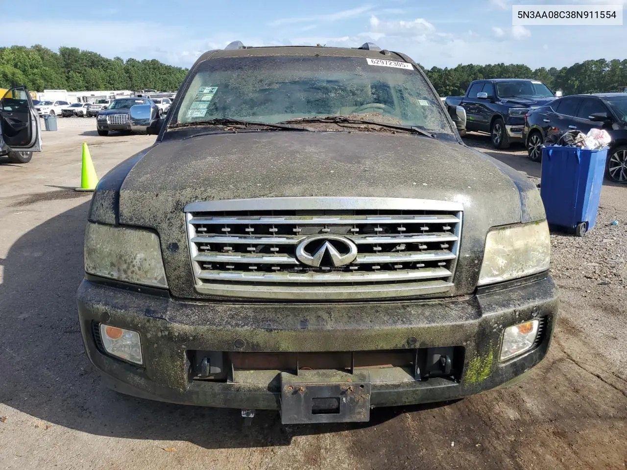2008 Infiniti Qx56 VIN: 5N3AA08C38N911554 Lot: 62972305
