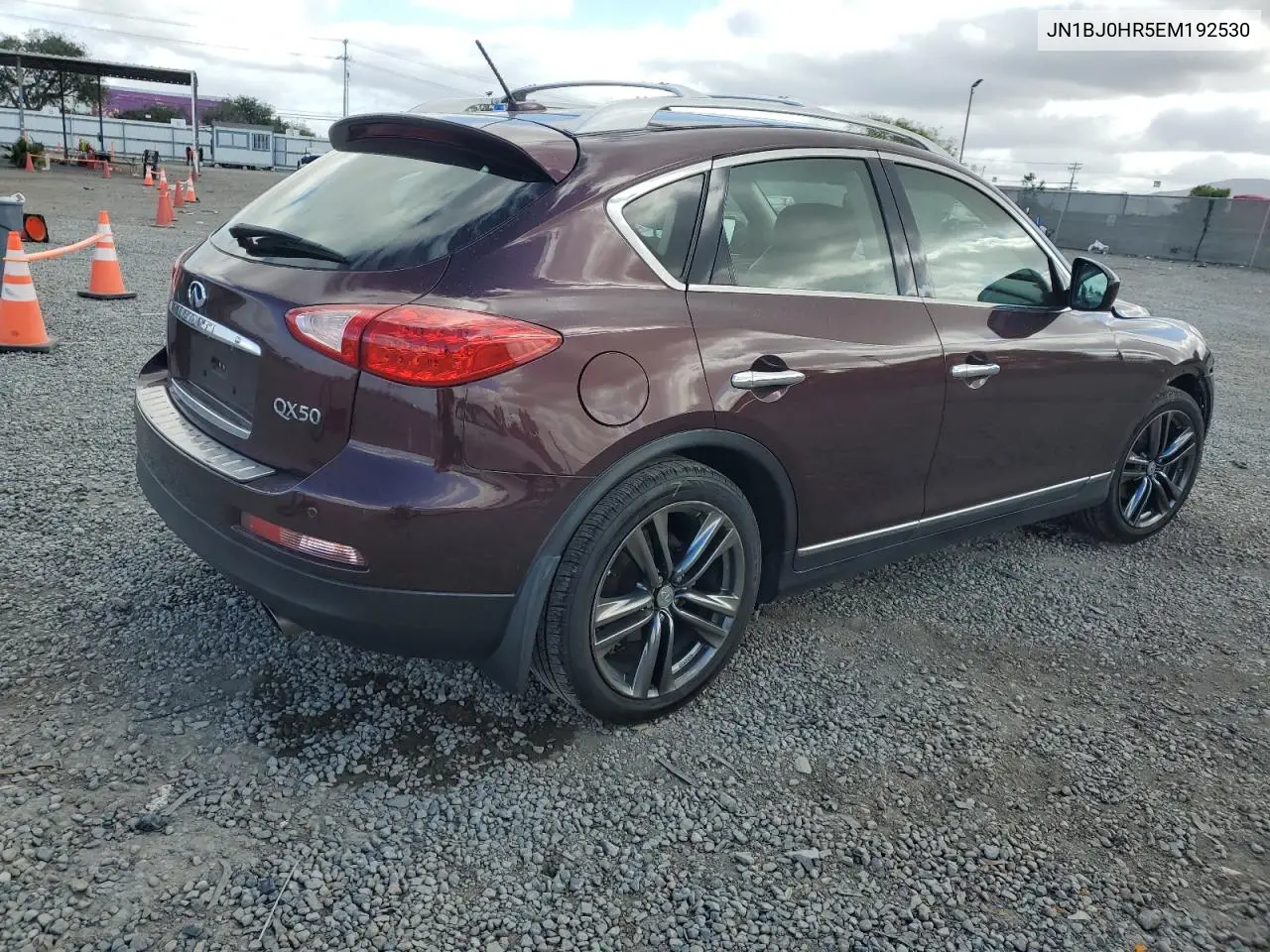2014 Infiniti Qx50 VIN: JN1BJ0HR5EM192530 Lot: 56926775