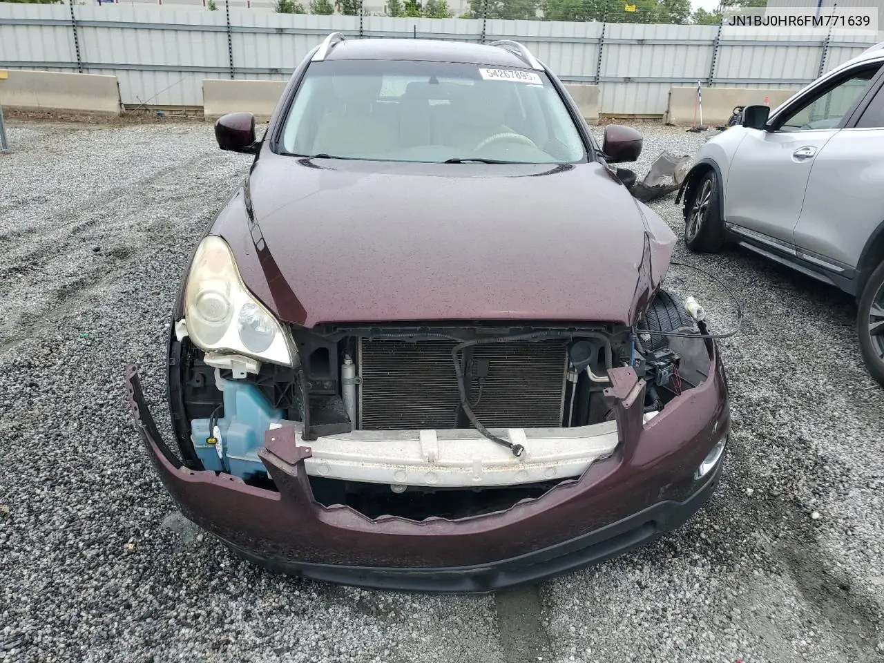 2015 Infiniti Qx50 VIN: JN1BJ0HR6FM771639 Lot: 54267895