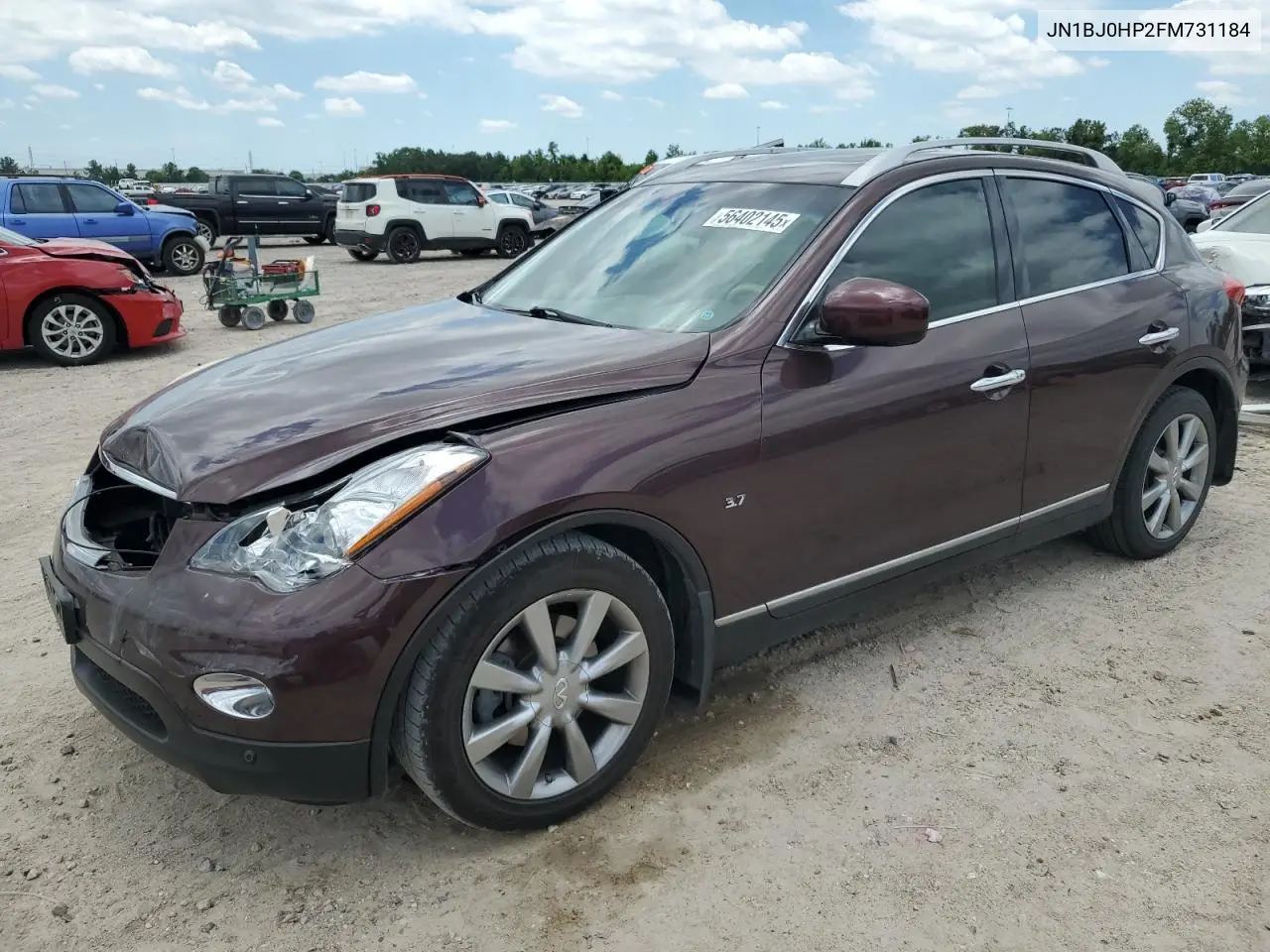 2015 Infiniti Qx50 VIN: JN1BJ0HP2FM731184 Lot: 56402145
