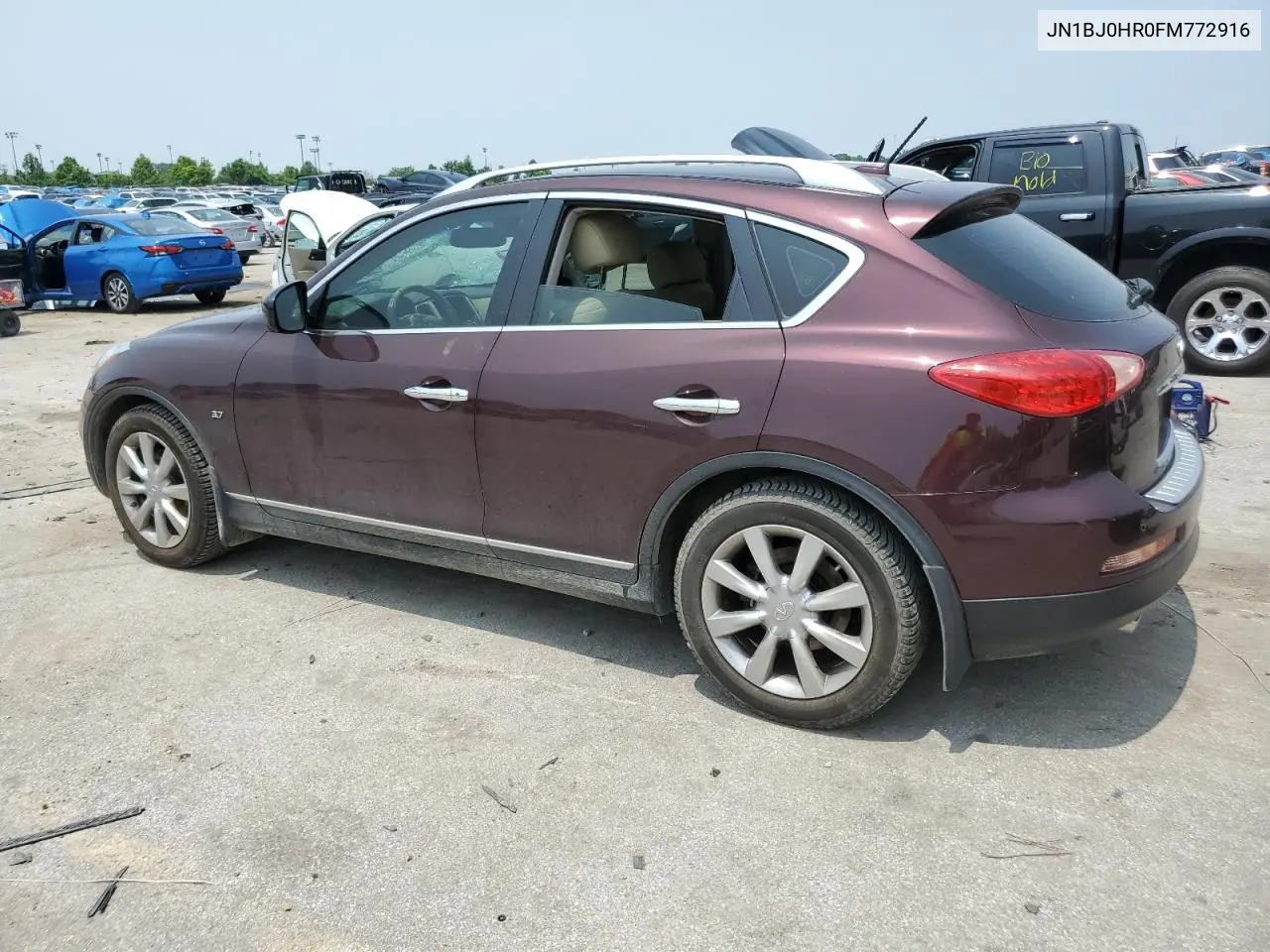 2015 Infiniti Qx50 VIN: JN1BJ0HR0FM772916 Lot: 59726685