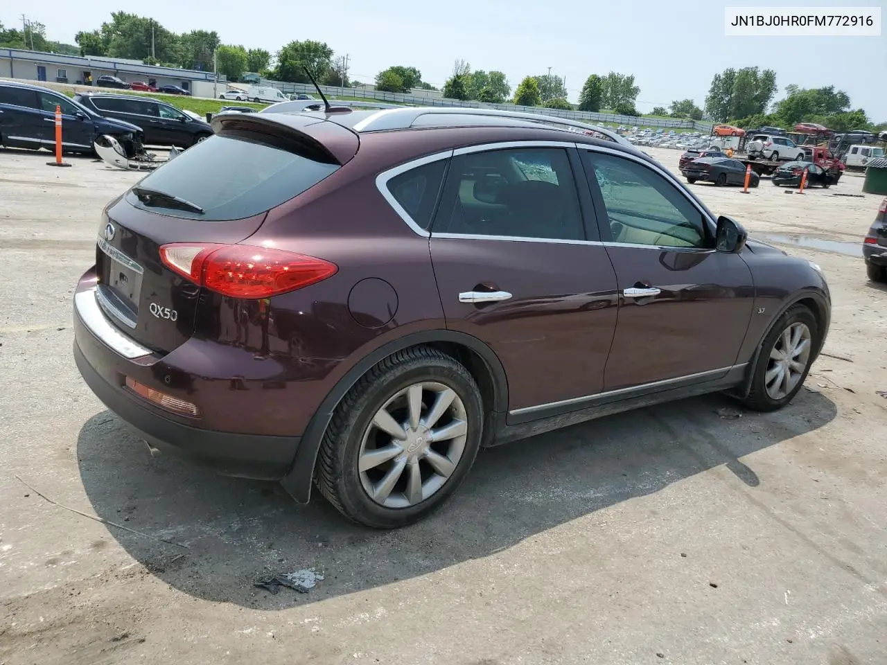 2015 Infiniti Qx50 VIN: JN1BJ0HR0FM772916 Lot: 59726685