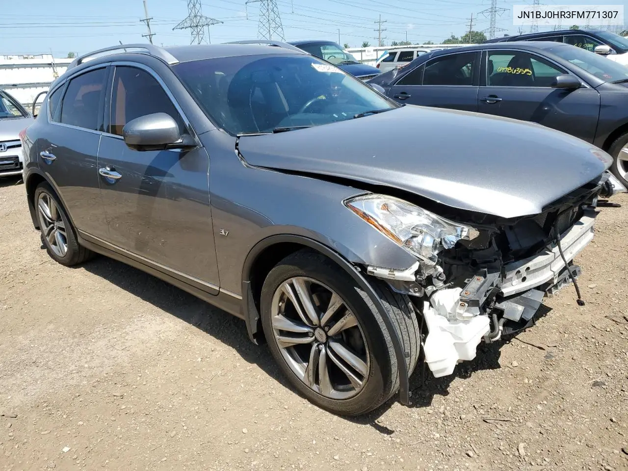 2015 Infiniti Qx50 VIN: JN1BJ0HR3FM771307 Lot: 61848365