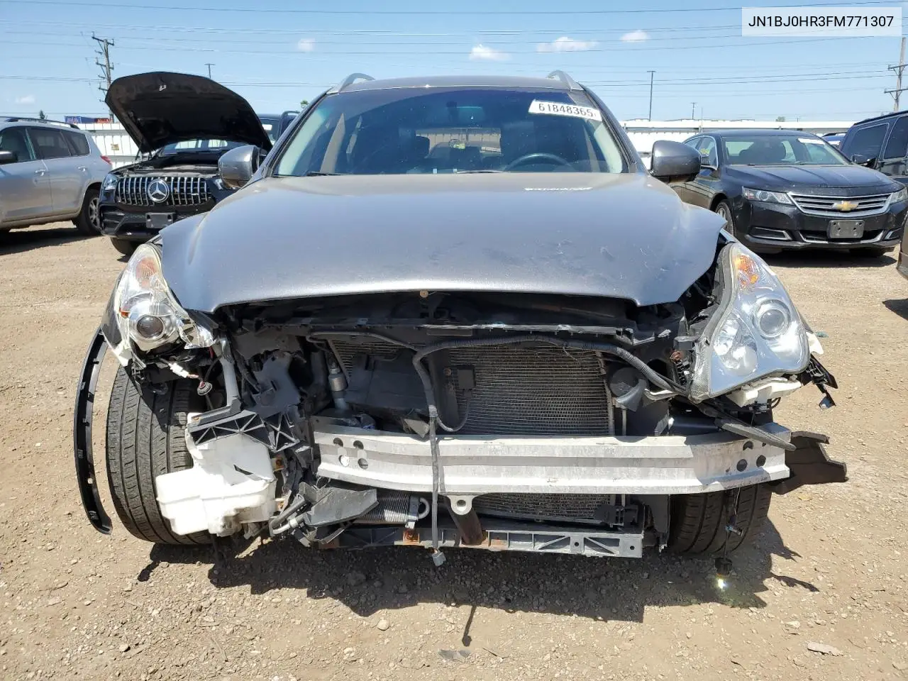 2015 Infiniti Qx50 VIN: JN1BJ0HR3FM771307 Lot: 61848365