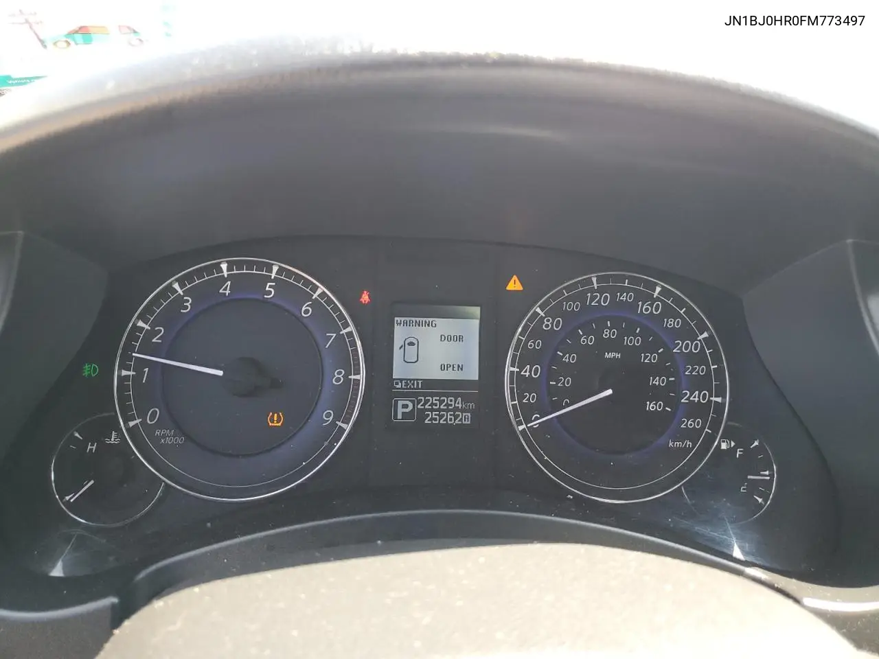 2015 Infiniti Qx50 VIN: JN1BJ0HR0FM773497 Lot: 62658355