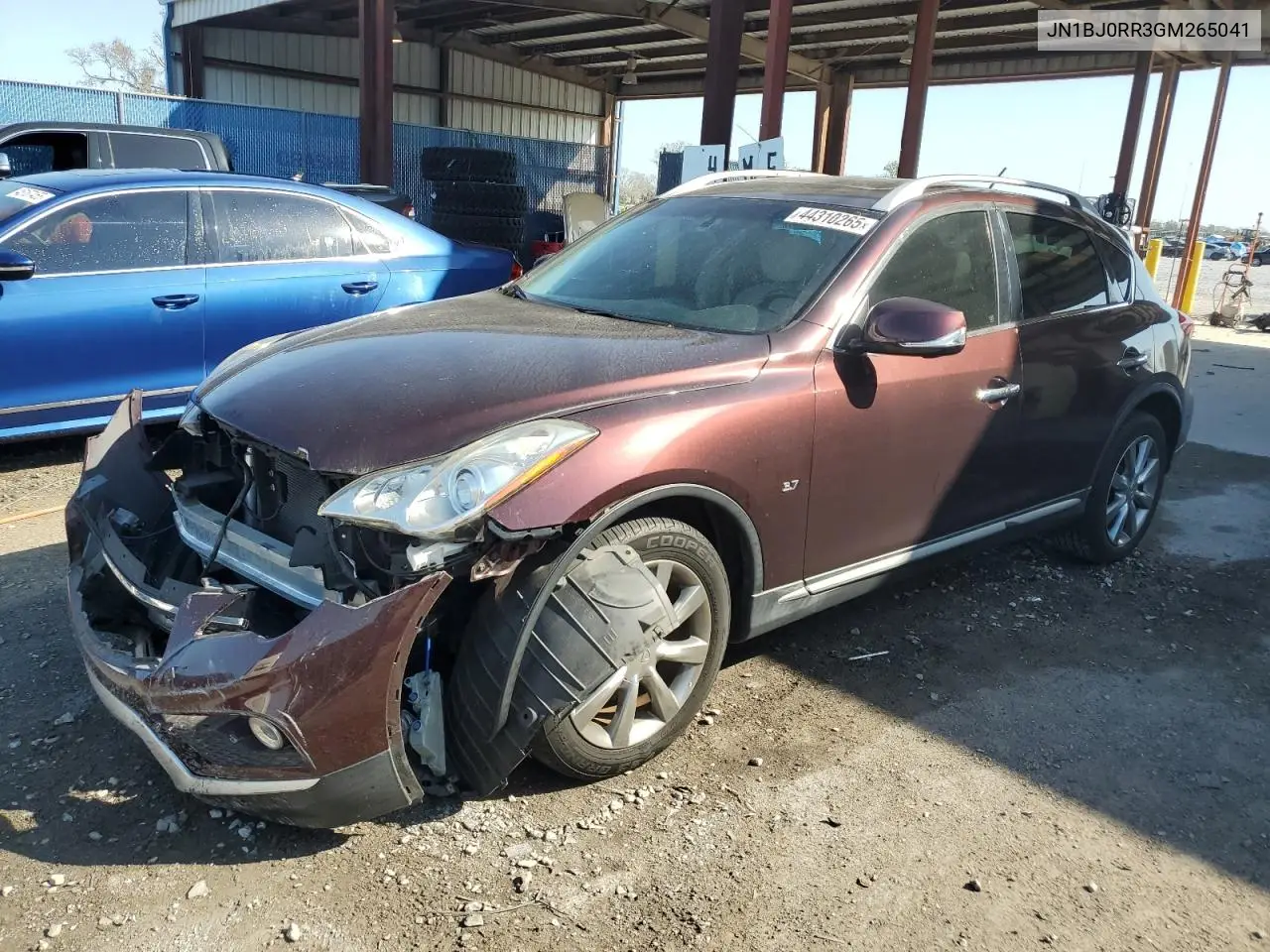 2016 Infiniti Qx50 VIN: JN1BJ0RR3GM265041 Lot: 44310265