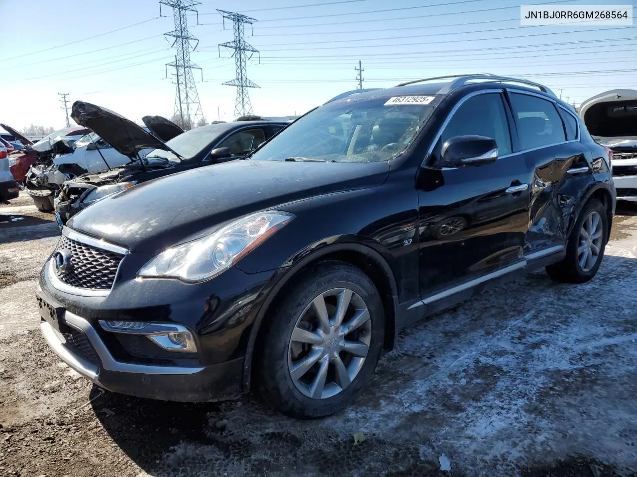 2016 Infiniti Qx50 VIN: JN1BJ0RR6GM268564 Lot: 46312925
