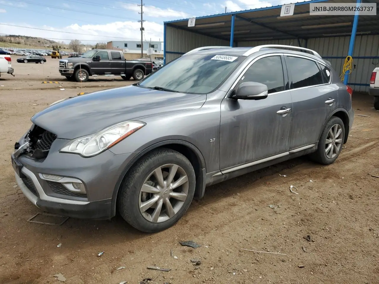 2016 Infiniti Qx50 VIN: JN1BJ0RR8GM263737 Lot: 50648685