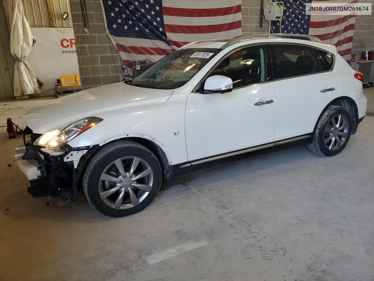 2016 Infiniti Qx50 VIN: JN1BJ0RR7GM269674 Lot: 55947025