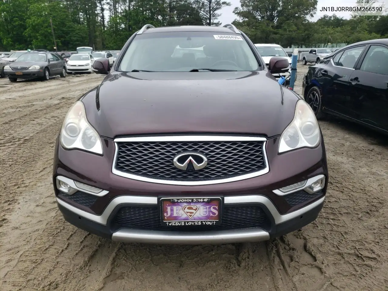 2016 Infiniti Qx50 VIN: JN1BJ0RR8GM266590 Lot: 58488495