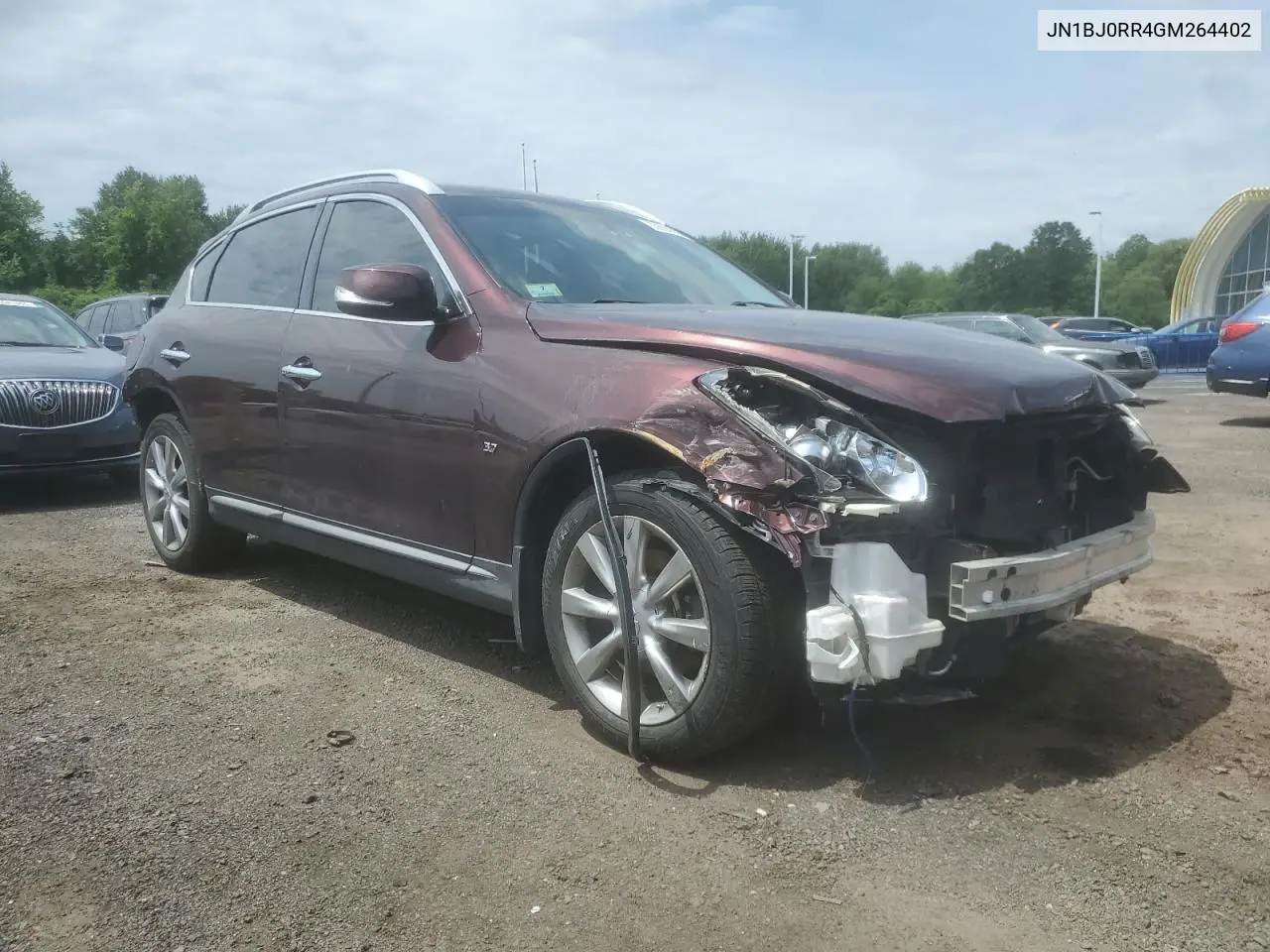 2016 Infiniti Qx50 VIN: JN1BJ0RR4GM264402 Lot: 60694855