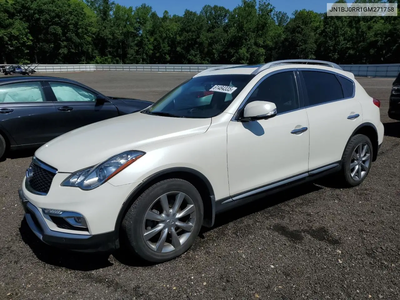 2016 Infiniti Qx50 VIN: JN1BJ0RR1GM271758 Lot: 61484335