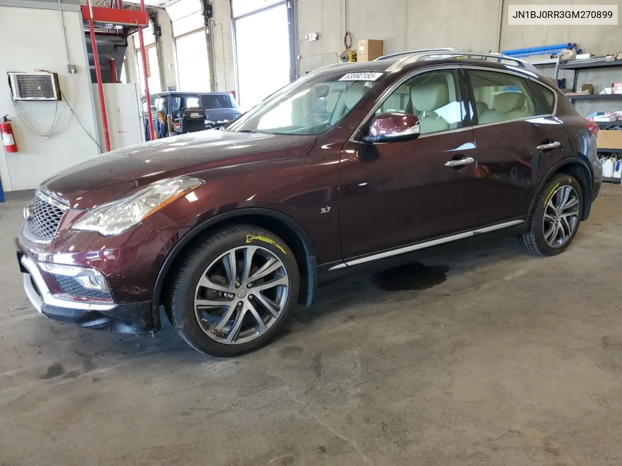 2016 Infiniti Qx50 VIN: JN1BJ0RR3GM270899 Lot: 63592155