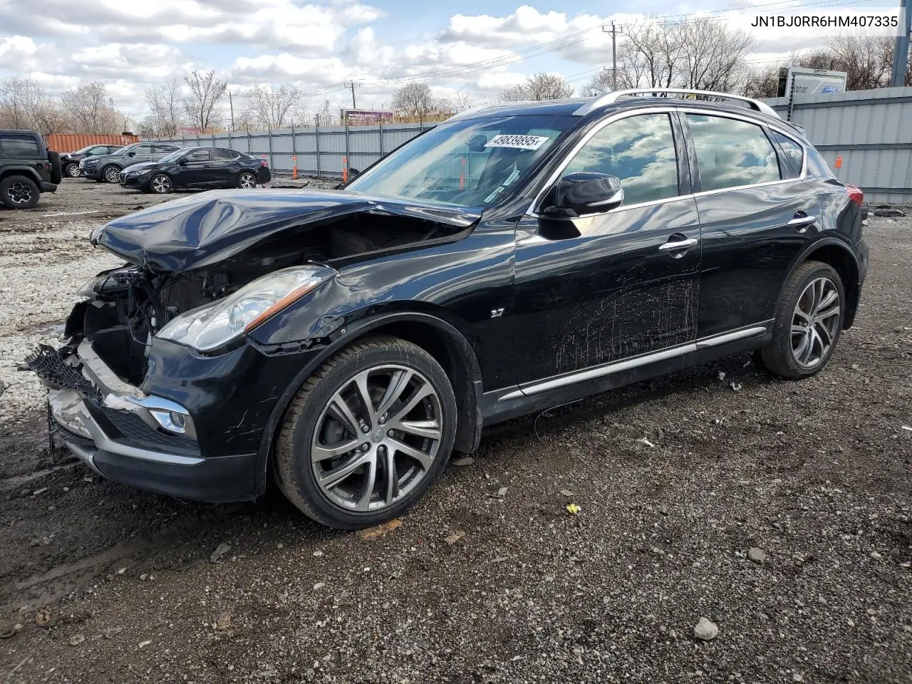 2017 Infiniti Qx50 VIN: JN1BJ0RR6HM407335 Lot: 49839895