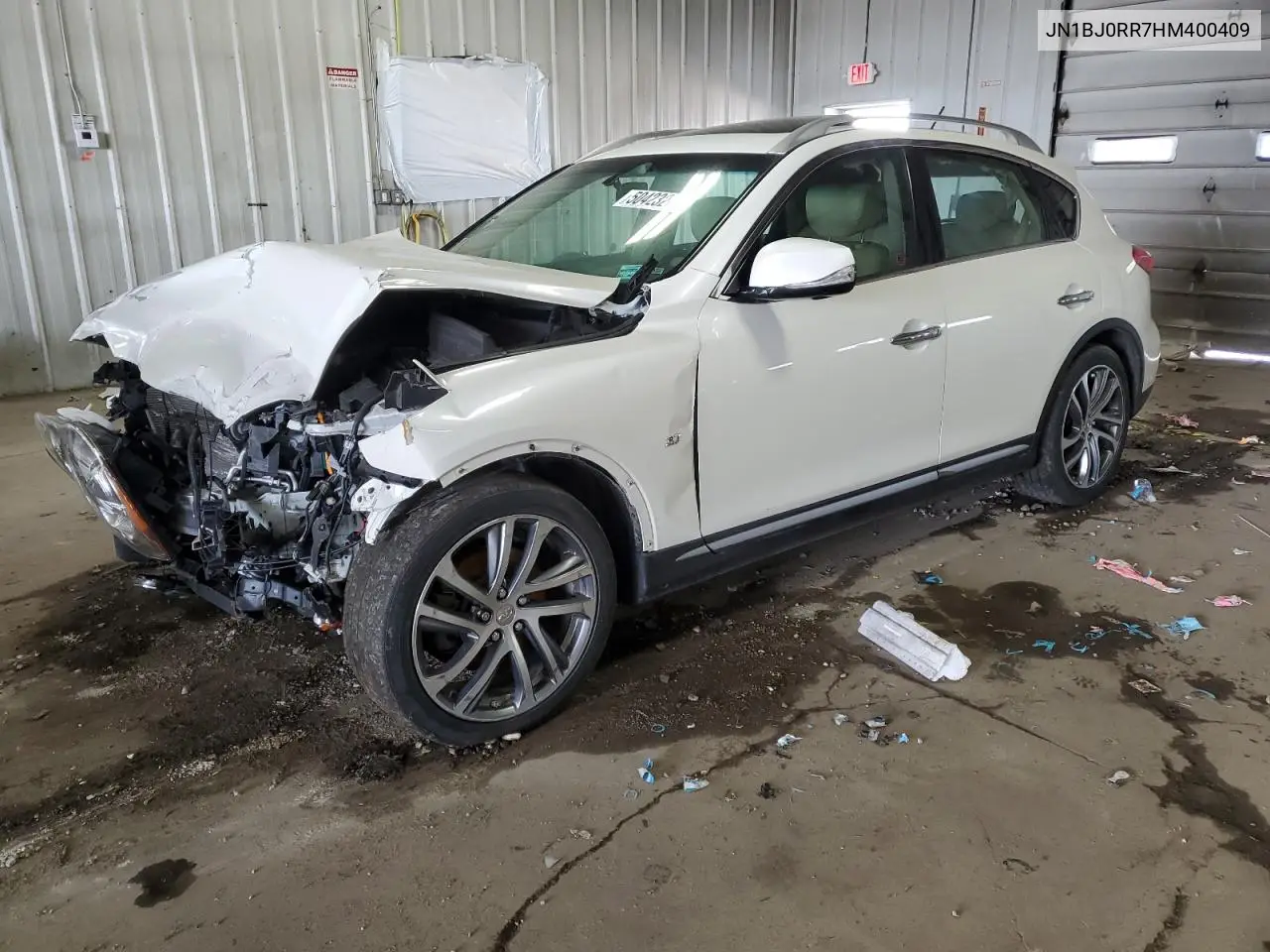 2017 Infiniti Qx50 VIN: JN1BJ0RR7HM400409 Lot: 50423265