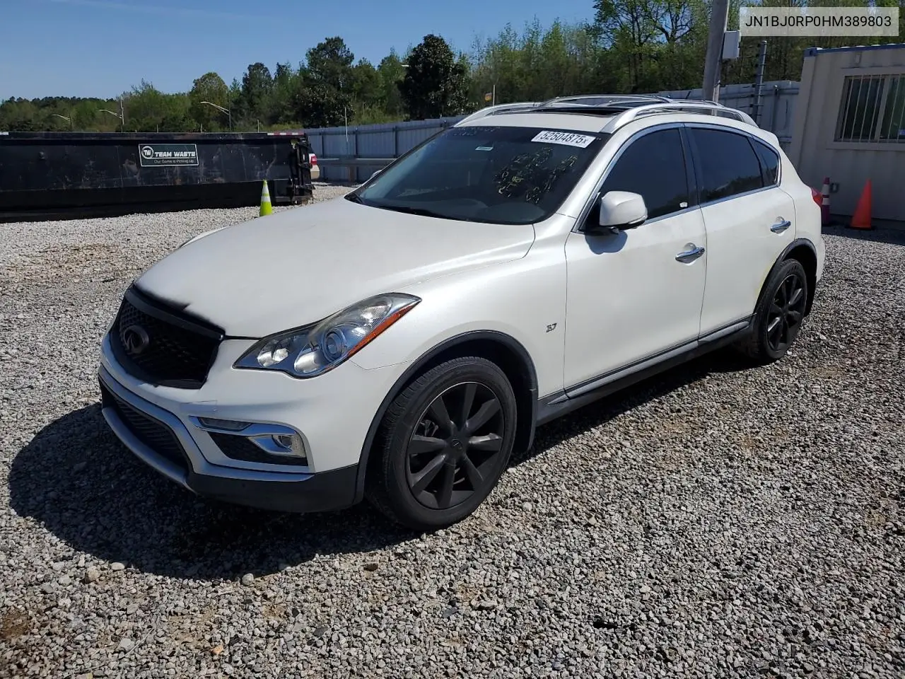 2017 Infiniti Qx50 VIN: JN1BJ0RP0HM389803 Lot: 52504875
