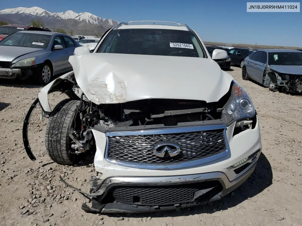 2017 Infiniti Qx50 VIN: JN1BJ0RR9HM411024 Lot: 52621685