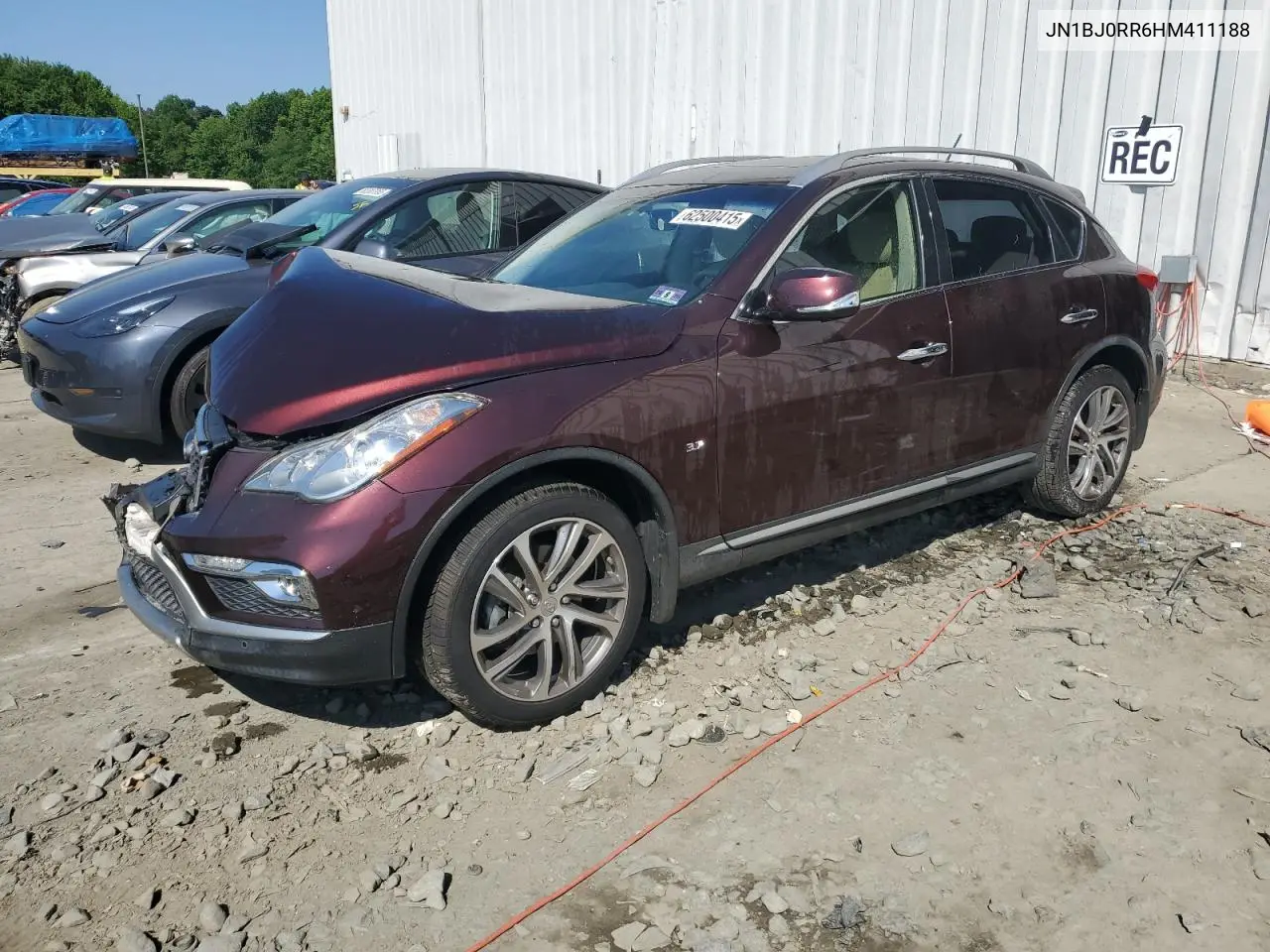 2017 Infiniti Qx50 VIN: JN1BJ0RR6HM411188 Lot: 62500415