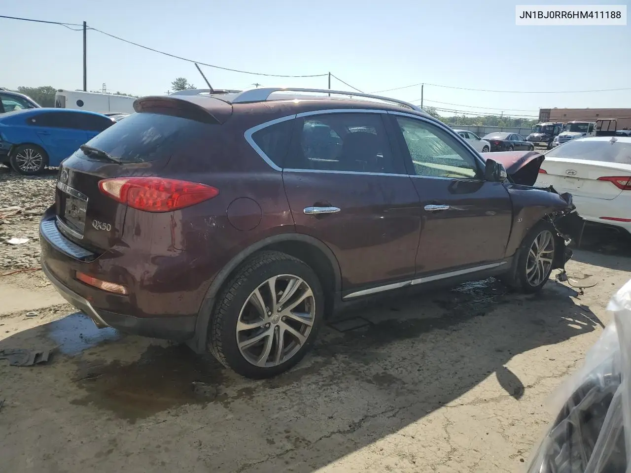 2017 Infiniti Qx50 VIN: JN1BJ0RR6HM411188 Lot: 62500415