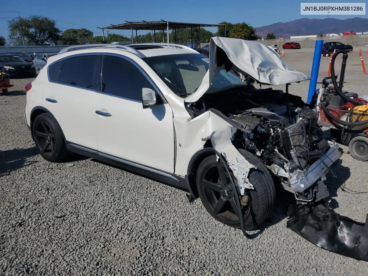 2017 Infiniti Qx50 VIN: JN1BJ0RPXHM381286 Lot: 63346625