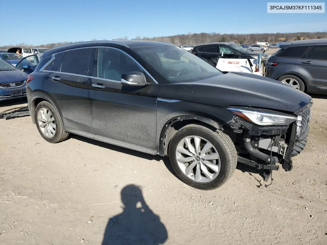 2019 Infiniti Qx50 Essential VIN: 3PCAJ5M37KF111345 Lot: 47029025