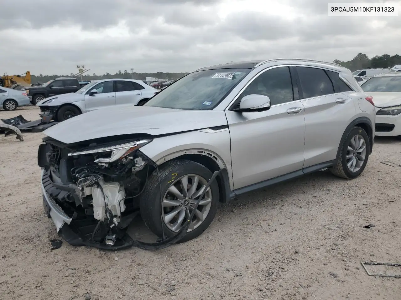 2019 Infiniti Qx50 Essential VIN: 3PCAJ5M10KF131323 Lot: 51449035